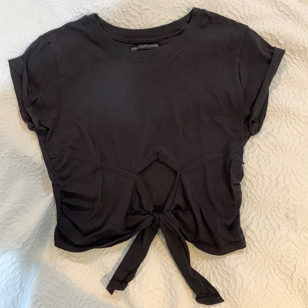 Urban Outfitters Black Tie Top